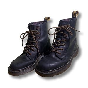 Dr. Martens 1460 Size 7 Women’s “Flora” Lining Black Combat Boots